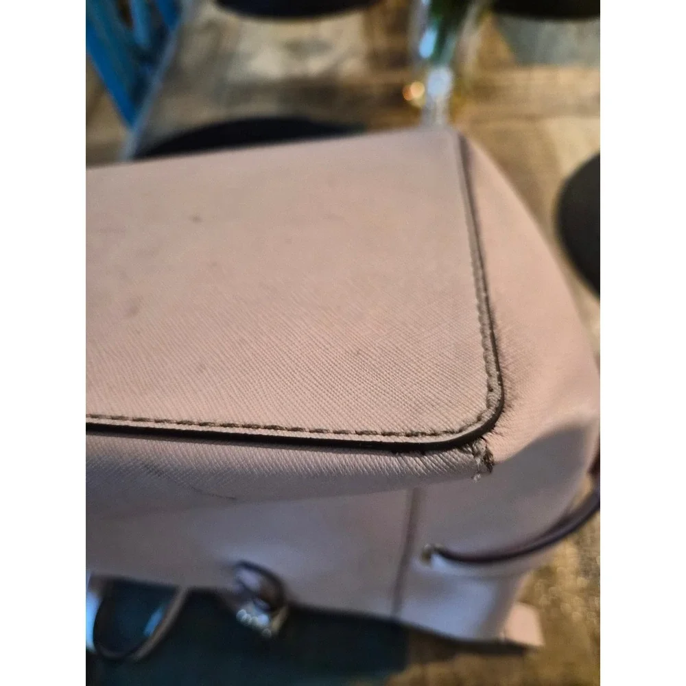Michael Kors Voyager Tote Bag Pink Saffiano Leather Gold Hardware Shoulder‎ Bag